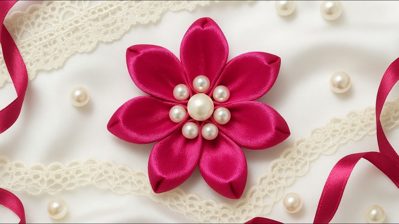 I make a LOT and SELL them all! New IDEA will surprise you! How to make ribbon flowers
