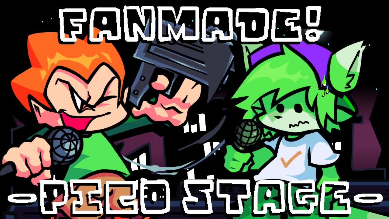 Pico and Keith sing on top of a moving train! | Funkin Adventures 4.0.1h fanmades! | Pico stage
