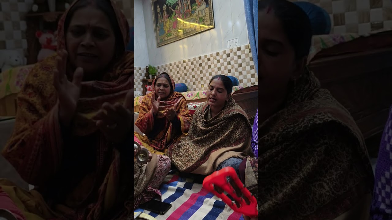 Aaj apne gher ke 17 sal pure hone pr gher me kirtan kraya