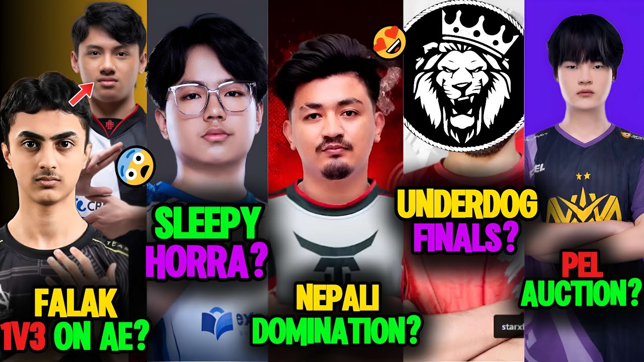 FALAK REFLEX CLTUCH ON AE💀PMSS UNDERDOG FINALS😍SLEEPY JOINING HORRA?🤔NEPAL 5 TEAMS IN FINALS😍