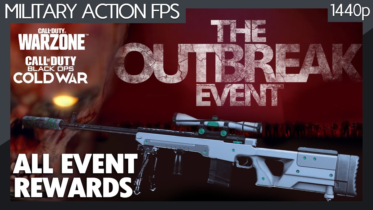 All Rewards in The Outbreak Event (2021) Warzone/Black Ops Cold War Season Two (No commentary) 1440p
