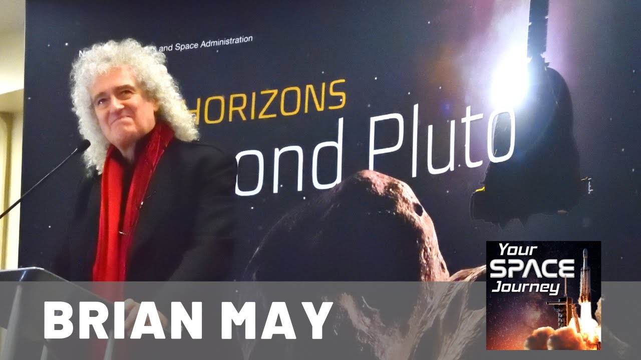 Queen's BRIAN MAY discusses astrophysics, New Horizons & 3-D Photography