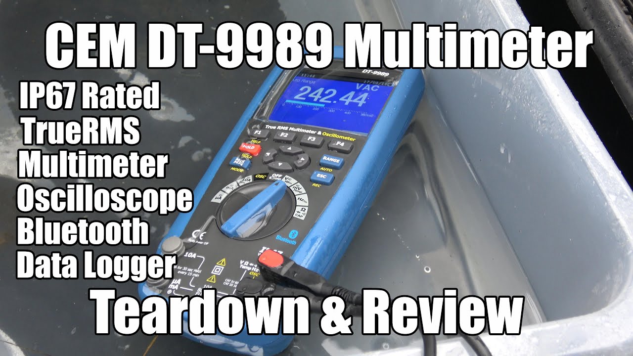 CEM DT-9989 Multimeter - Teardown & Review