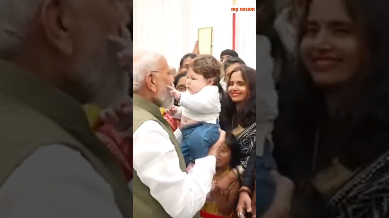 PM Modi Shares Heartwarming Moment With Child In France | Viral Video | My Nation