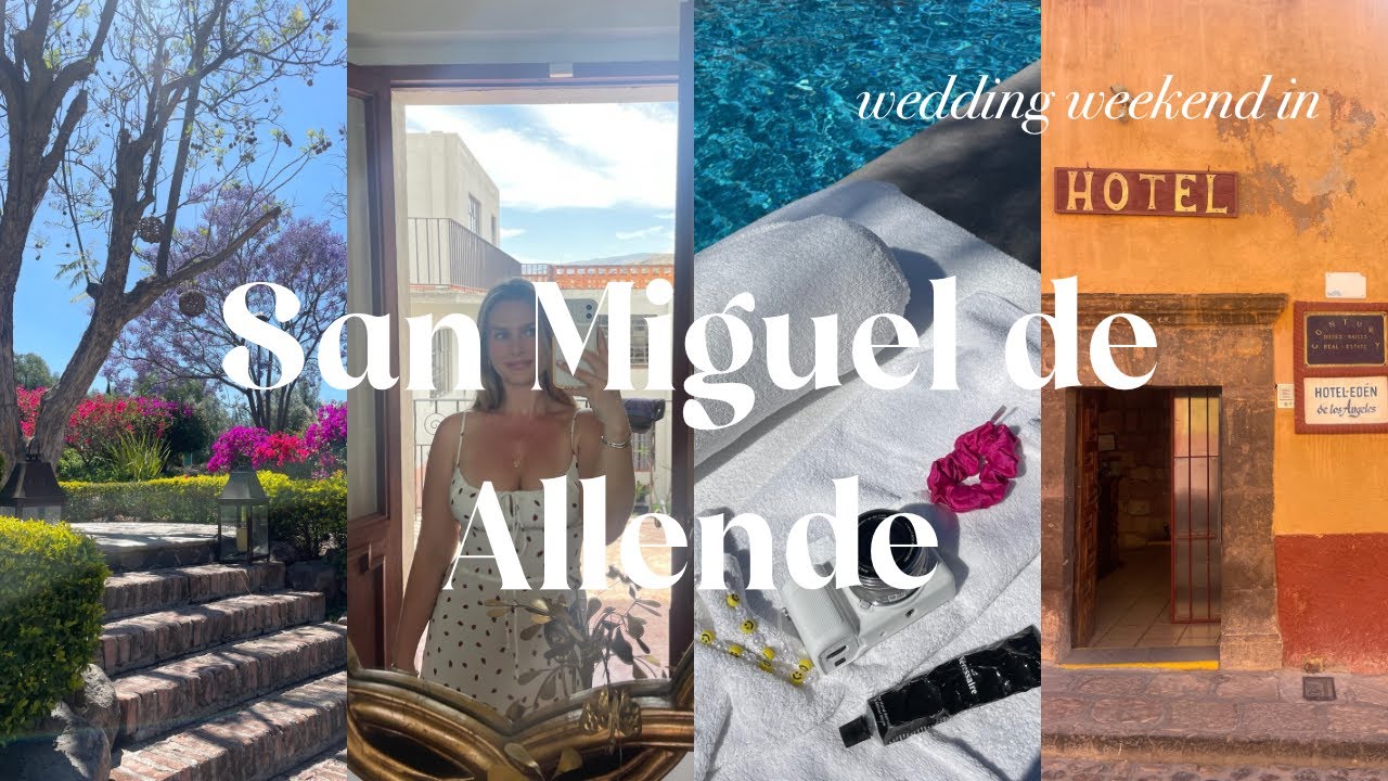 Wedding Weekend in San Miguel de Allende: sightseeing, travel day, cafes & rooftops 🇲🇽💃☕️