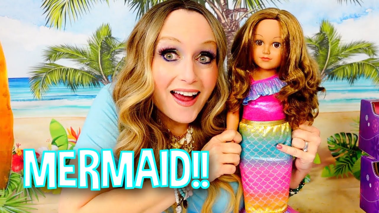My Life As Mermaid Princess Dolls - Her Tail Turns into a Gown!  Great Gift.