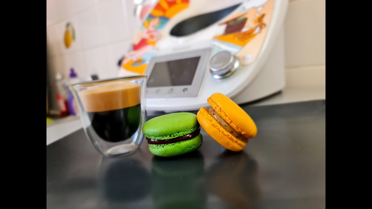 Macarons au Thermomix Ganaches Citrons / Menthe-chocolat