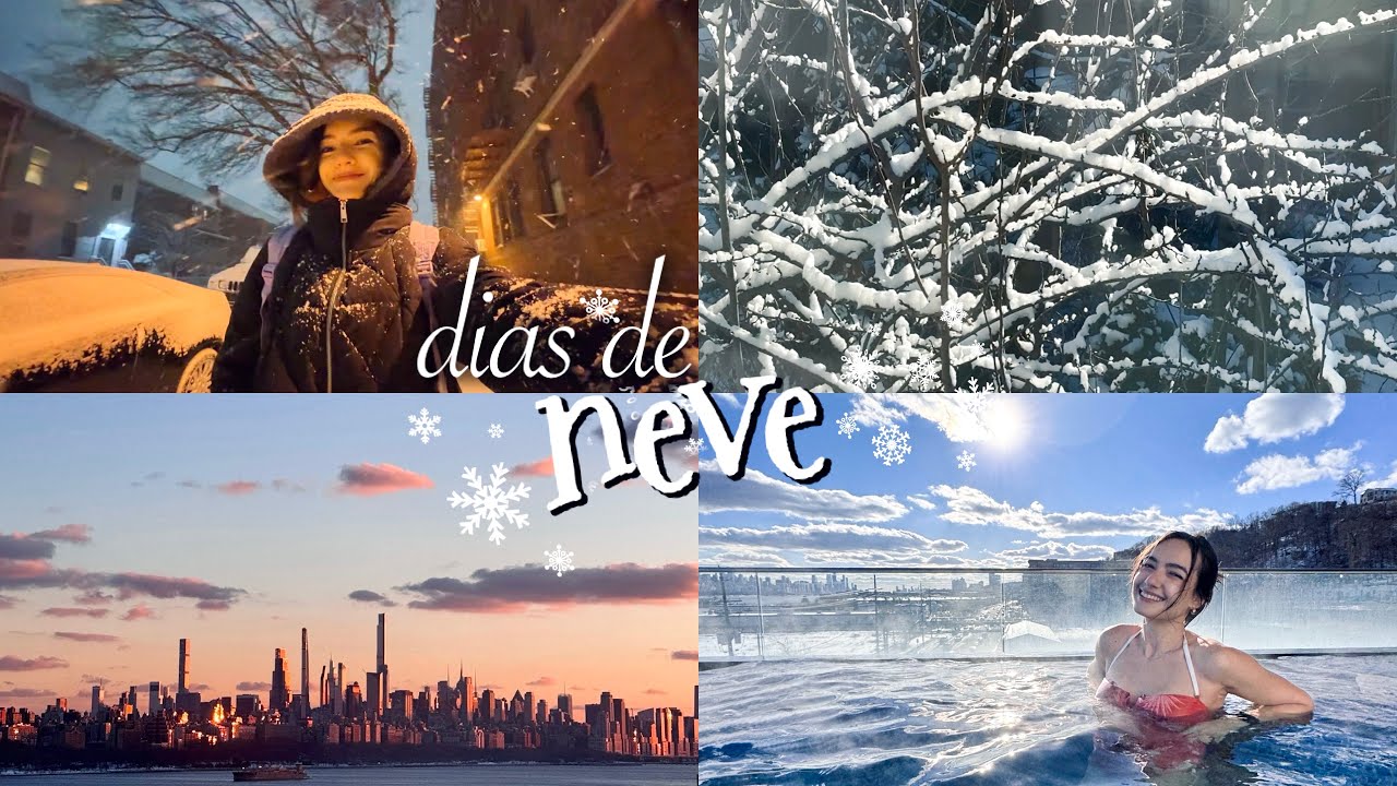 Meu fim de semana em Nova York no inverno ☃️🏠❄️🌯🧖🏼&zwj;♀️