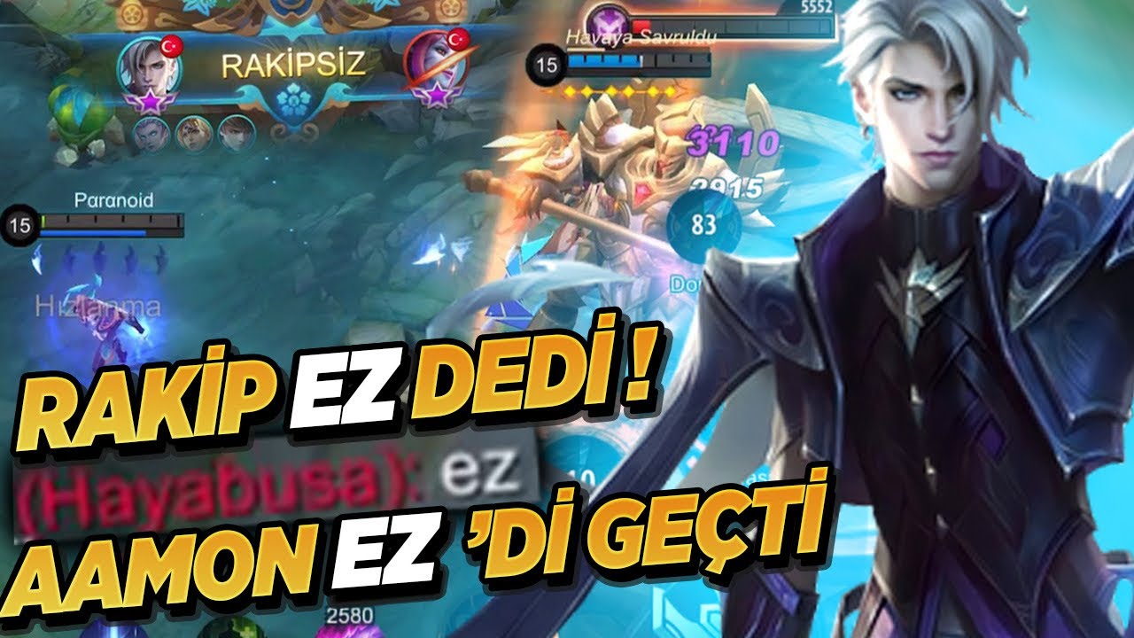 EDEPSİZLİK YAPAN RAKİBİN HAZİN SONU - AAMON (Mobile Legends)