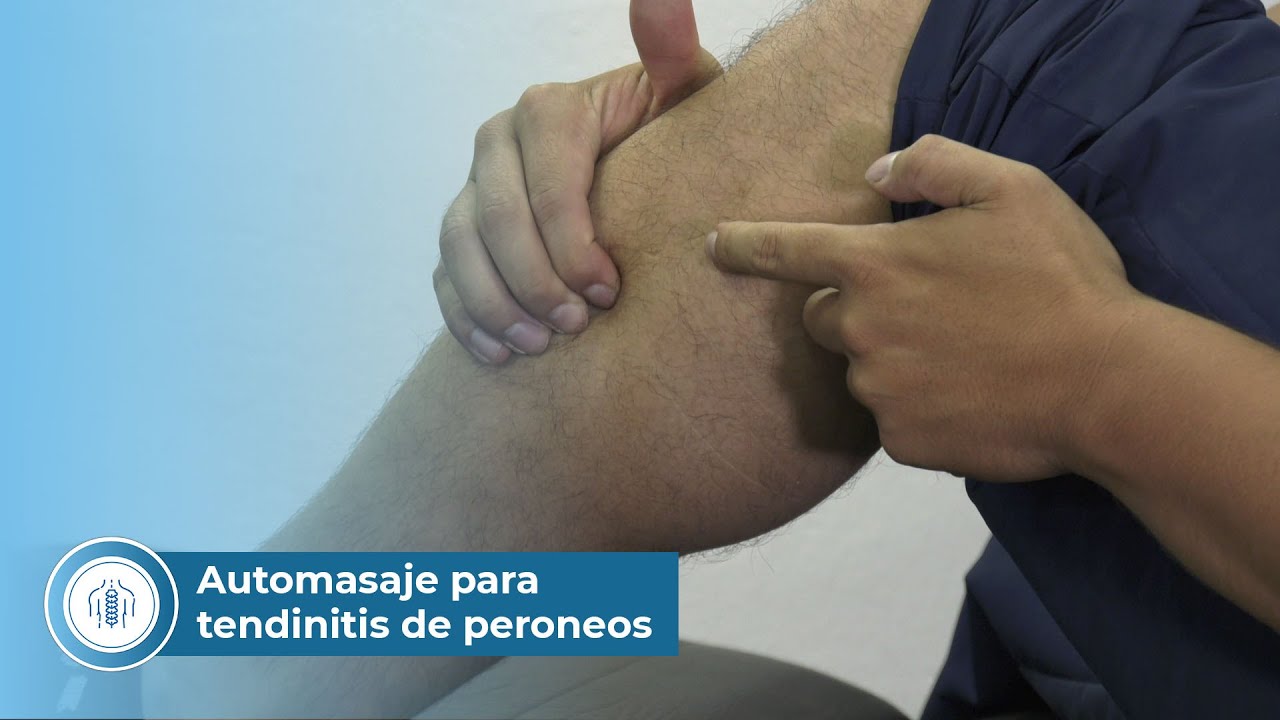 Automasaje para tendinitis de peroneos