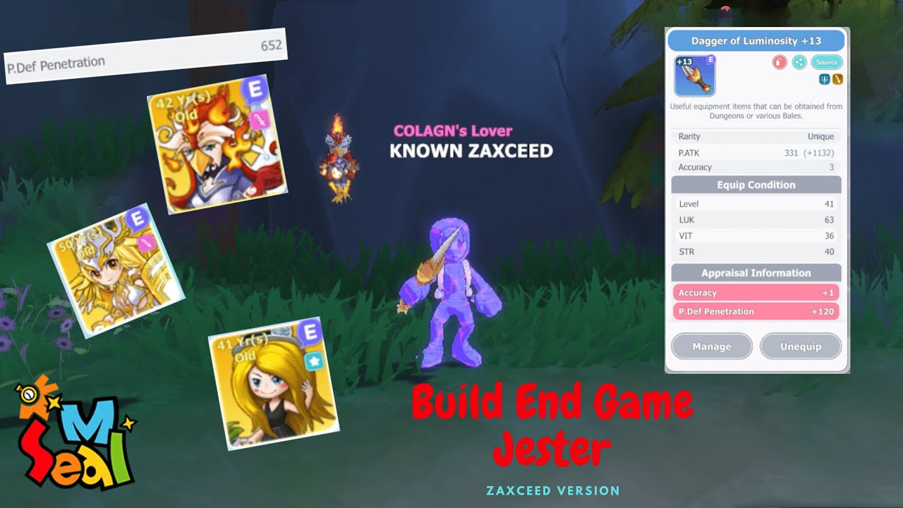 Tips Build End Game Jester - Seal M SEA