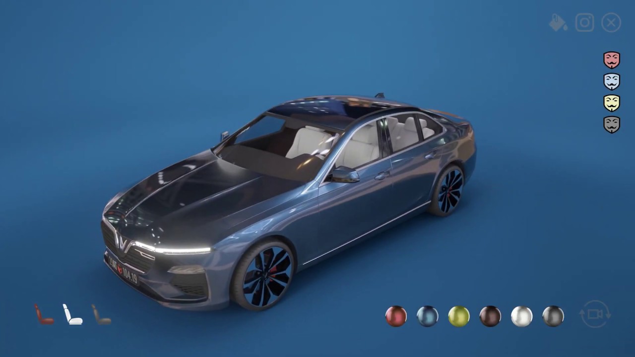 VINFAST LUX A2.0 Car Configurator - Unreal Engine 4