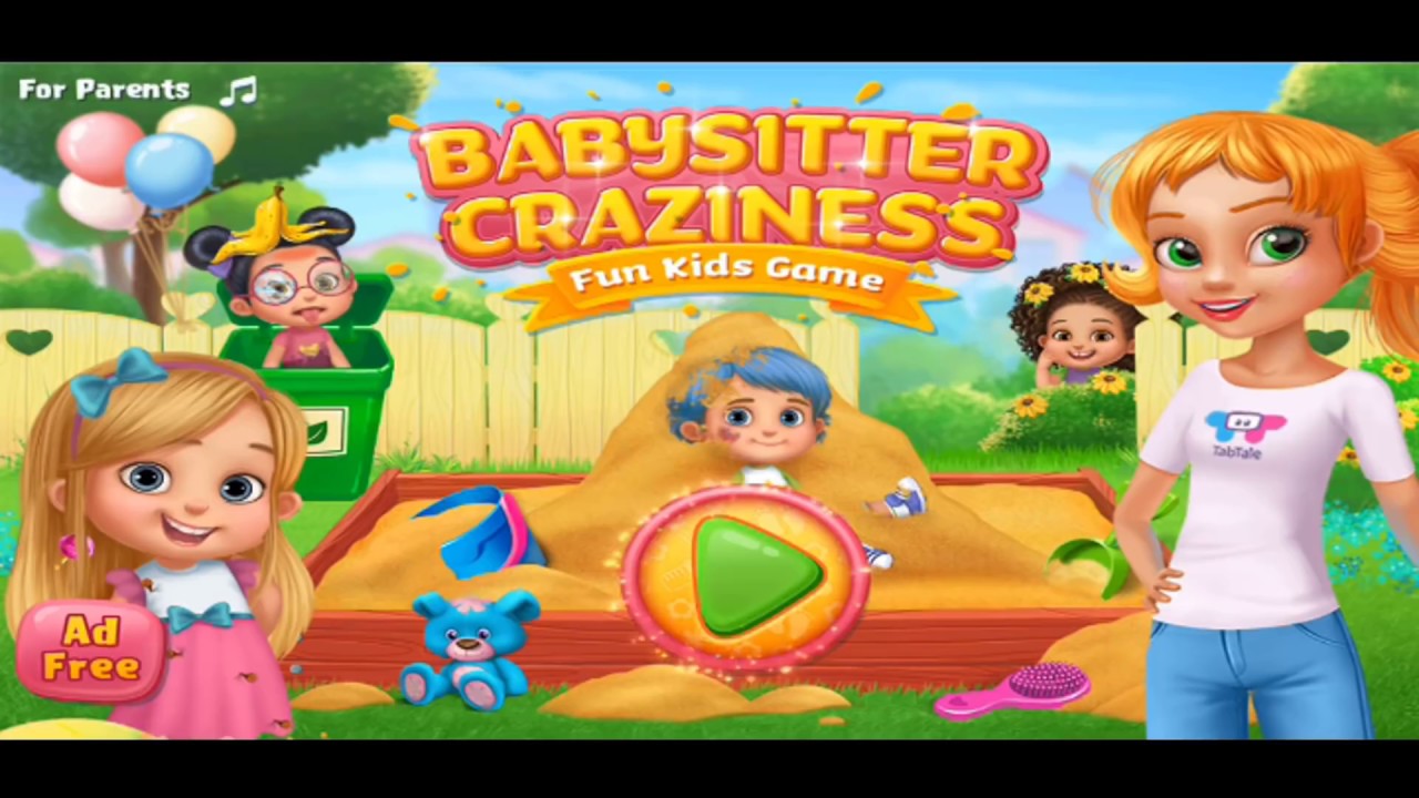 Babysitter Craziness: Kids Fun - Play and Learn Baby Bath Time, Dress Up and Feed - Fun KIds GAmes