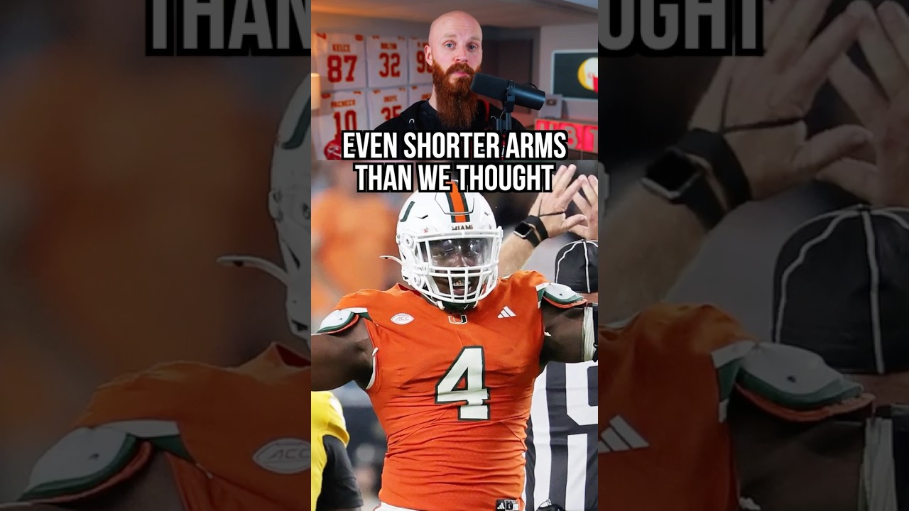 Chiefs fans are now split on Rueben Bain Jr for his SHORT arms