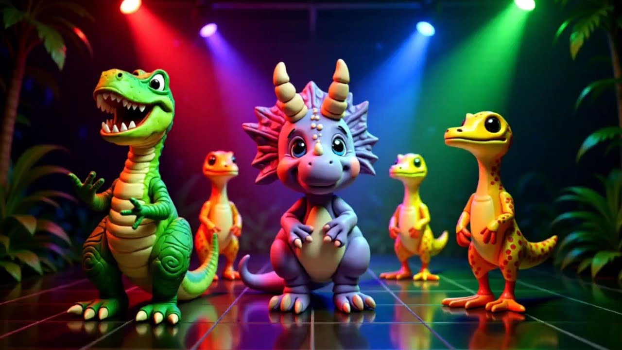 Dino Disco Dance Party | Fun Dinosaur Song for Kids | Sheeli Snaps