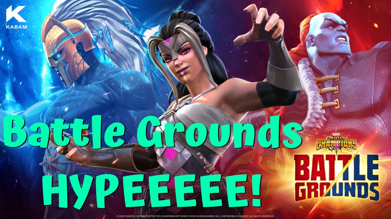 BATTLEGROUNDS HYPEEE! Content Creator First Look?! Store For Rewards?! - Marvel Contest of Champions