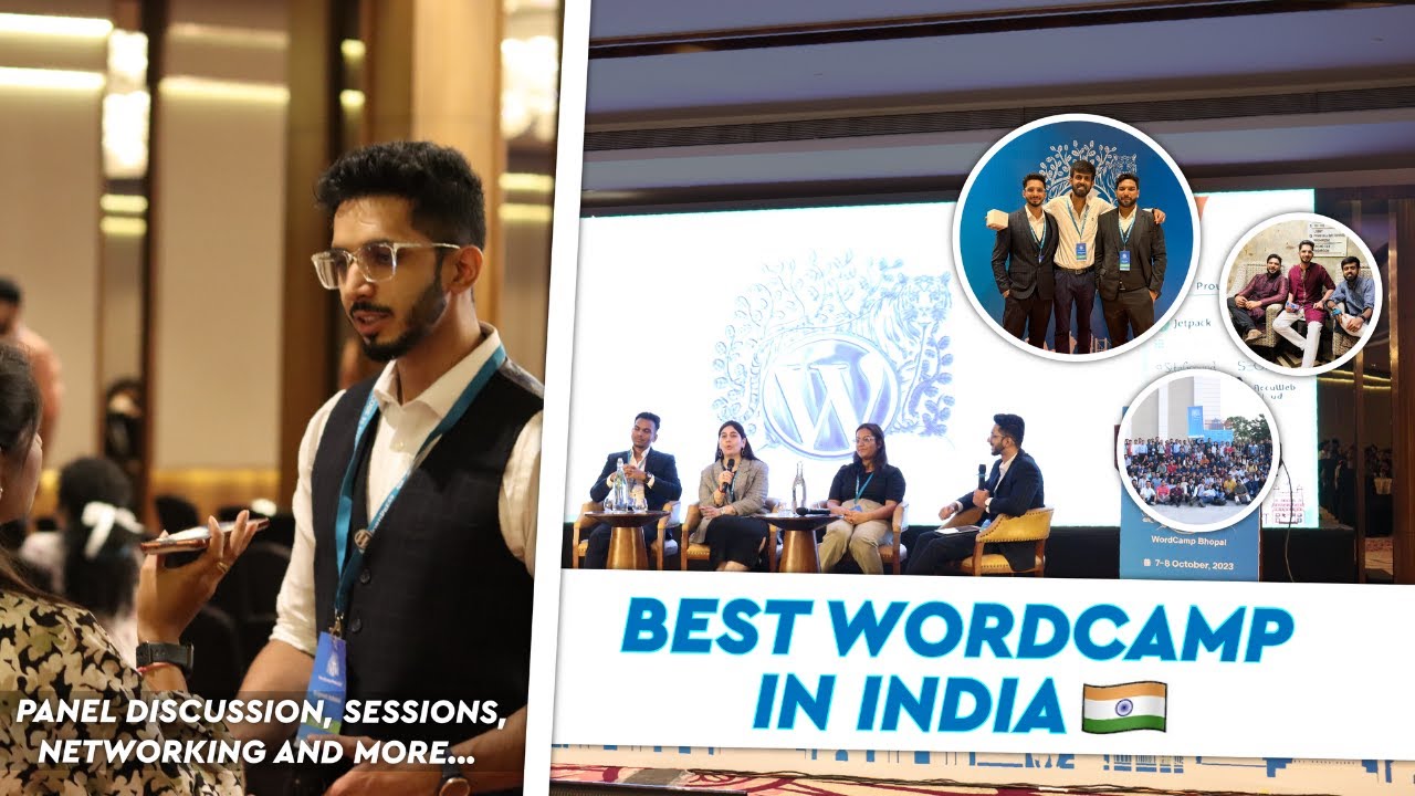Best WordCamp In India 🔥 - Experience WordCamp Bhopal With Me #WCBhopal