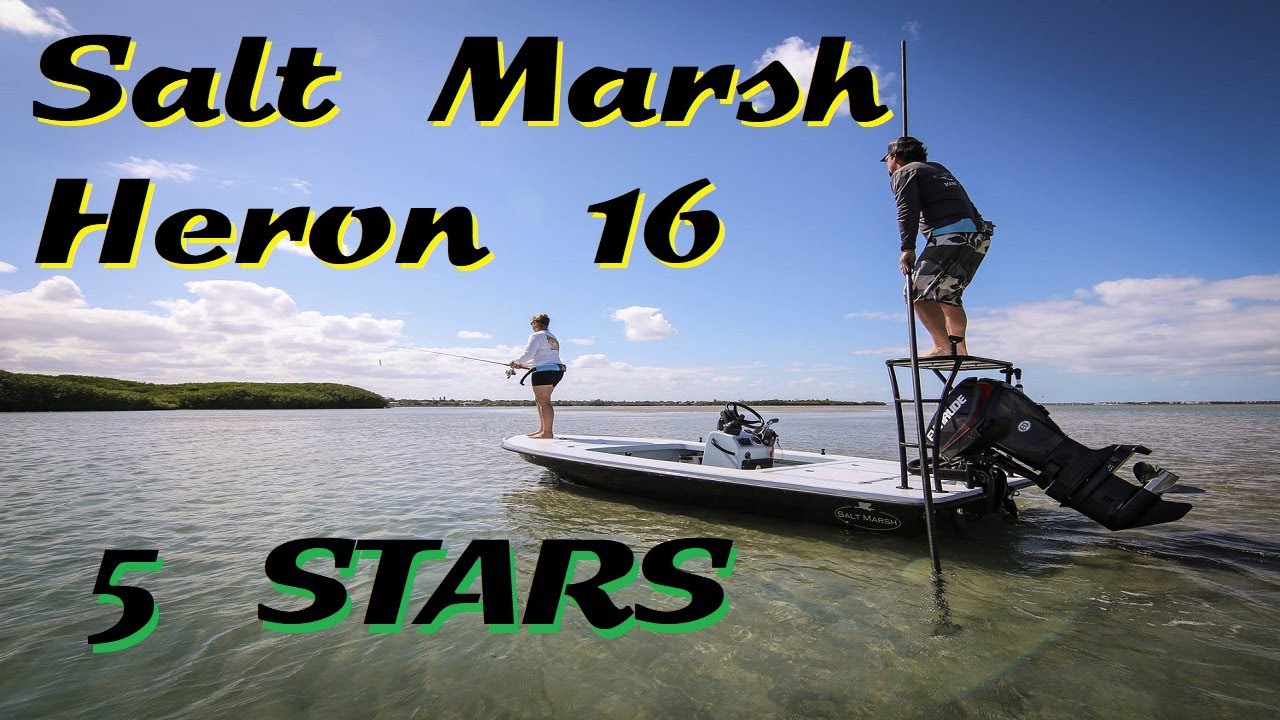 Ever Wonder What the Perfect Technical Poling Skiff Looks Like? Salt Marsh Heron 16, Incredible Boat