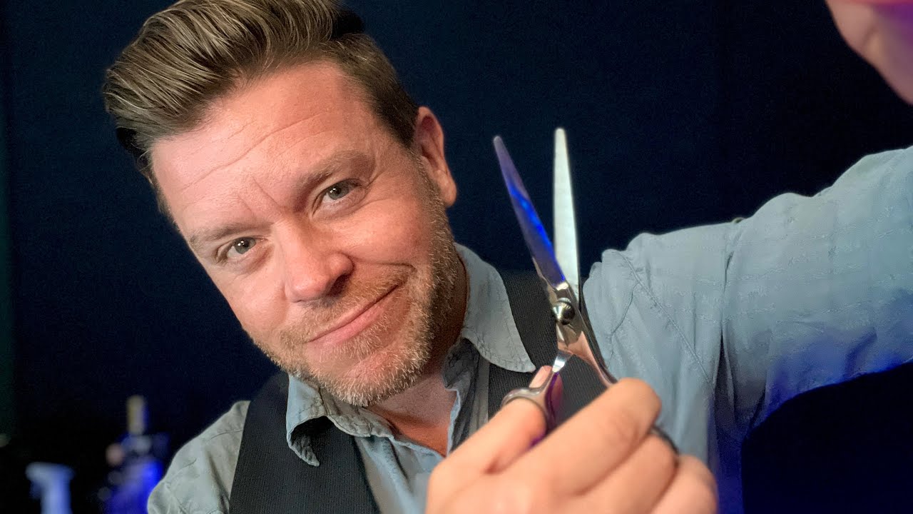 ASMR | Manly Shave and a Haircut