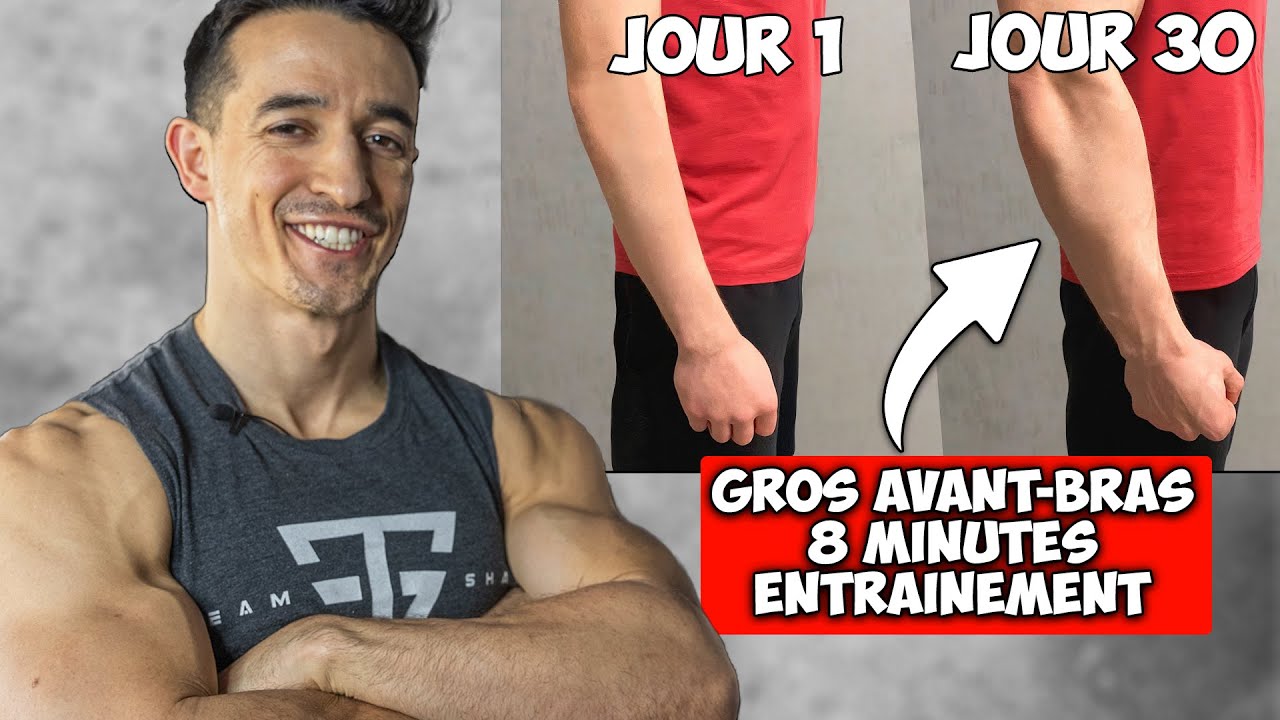 Des avant-bras plus gros en 30jours ! (8min entrainement)