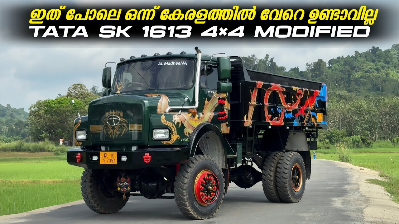 ONE AND ONLY TATA SK 1613 4×4 MODIFIED IN KERALA 😱🔥 ശരിക്കും ഒരു ആന തന്നെ 🐘🥵