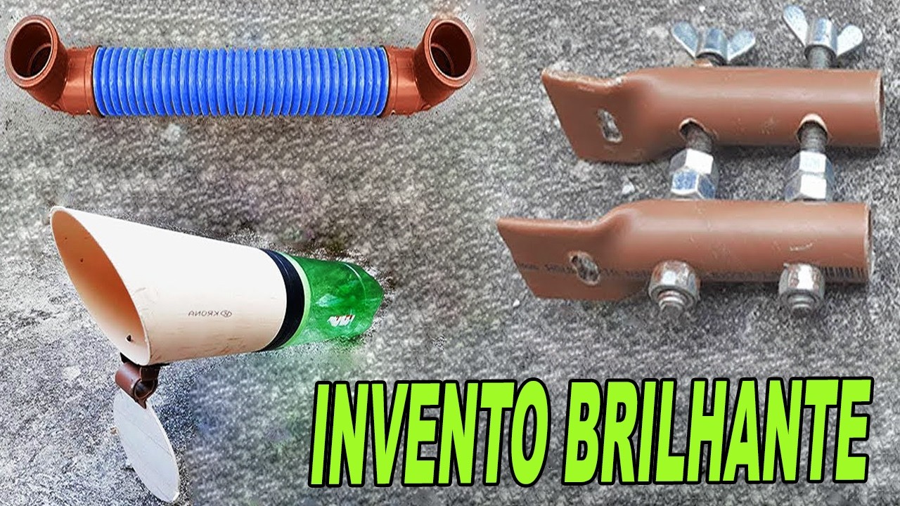 IDEIA BRILHANTE - APRENDA A FAZER - BASTA TER CANO PVC - Vai Virar Febre - ESSA VOCÊ NÃO SABIA