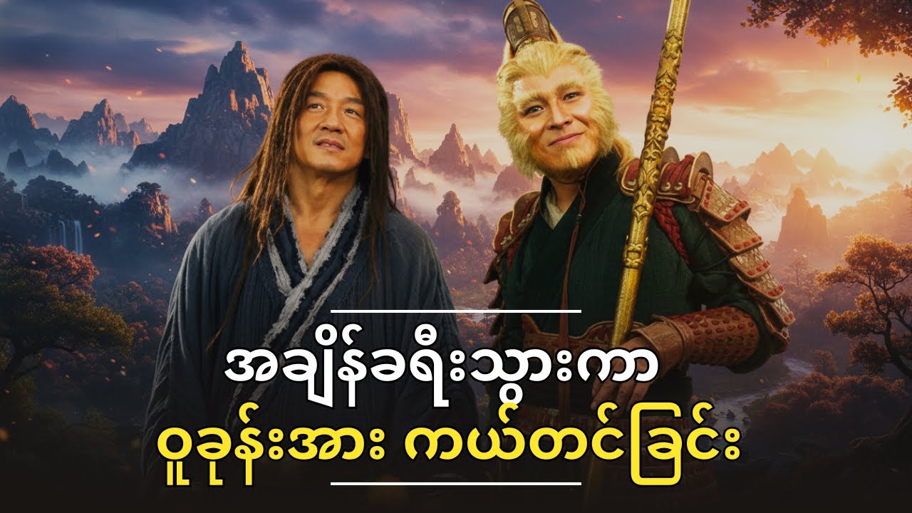အချိန်ခရီးသွားကာ ဝူခုန်းအားကယ်တင်ခြင်း || The Forbidden Kingdom || movie recap Myanmar ||
