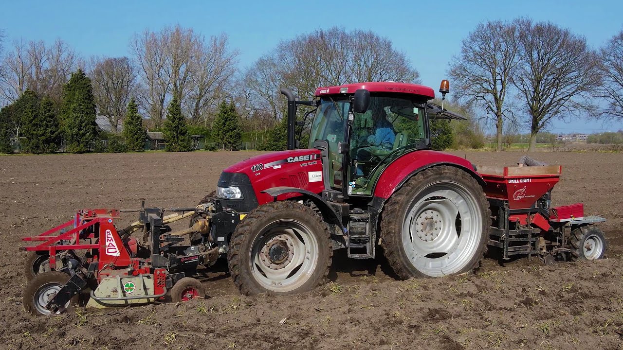 Plantuien planten | Planting onions | Steckzwiebeln pflanzen | Delta Planter | Case IH | Drone | 4K