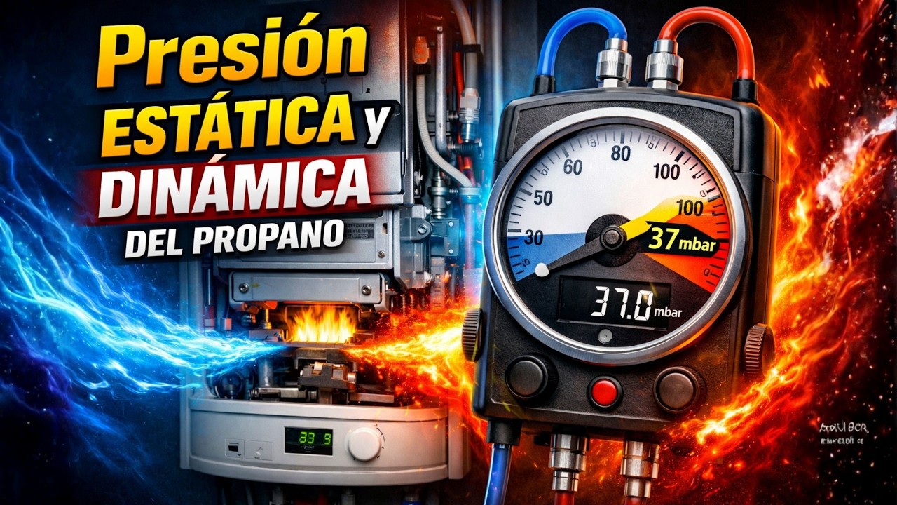Cómo medir correctamente la presión de propano (37 mbar) en calderas domésticas