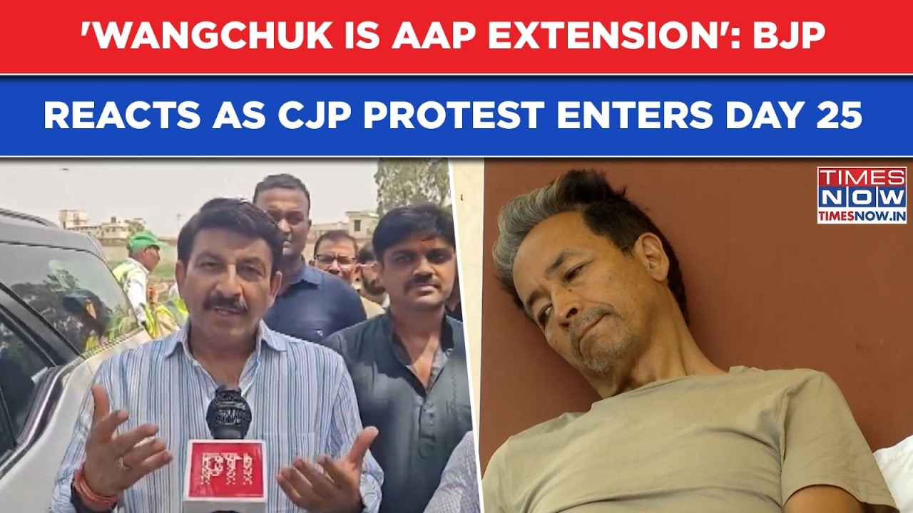 Cockroach Janata Party Protests In Day 25: BJP Reacts Amid Outrage, Sonam Wangchuk's Video Message