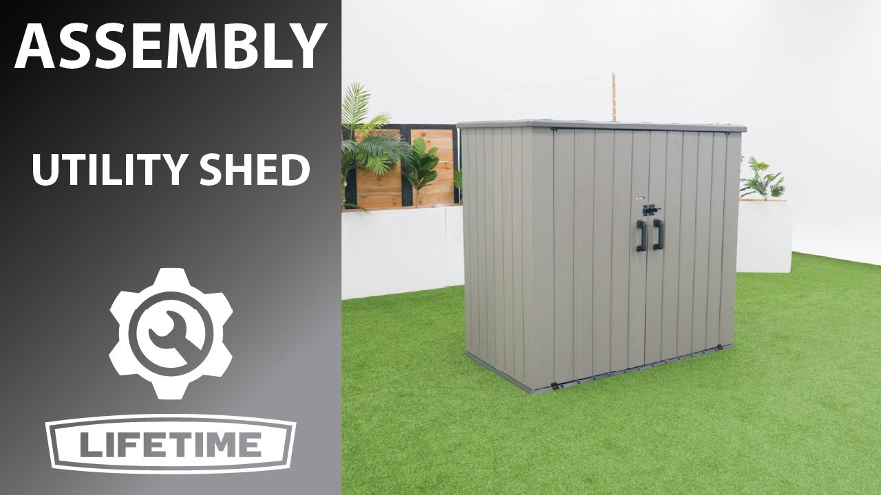 Lifetime Utility Shed | Lifetime Assembly Video