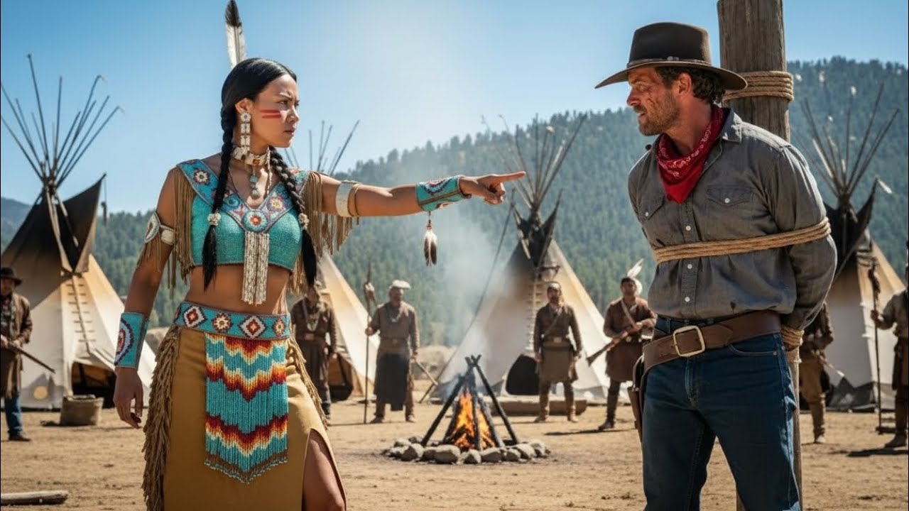 The Apache Woman Bought the Captive Cowboy — That Night She Told Him, You Will Be My Husband!