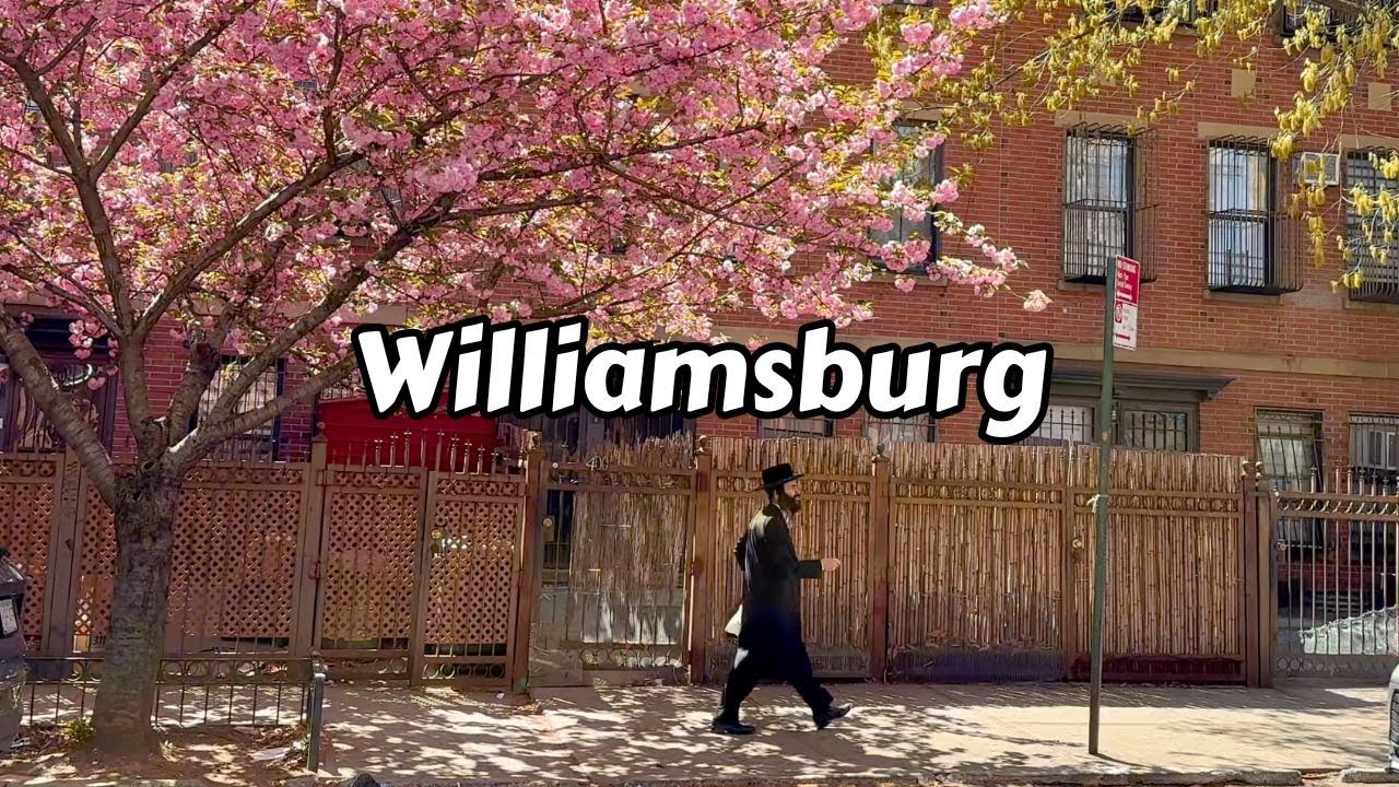 Walking In Brooklyn Williamsburg Jewish Neighborhood - Visiting New York Hasidic Community