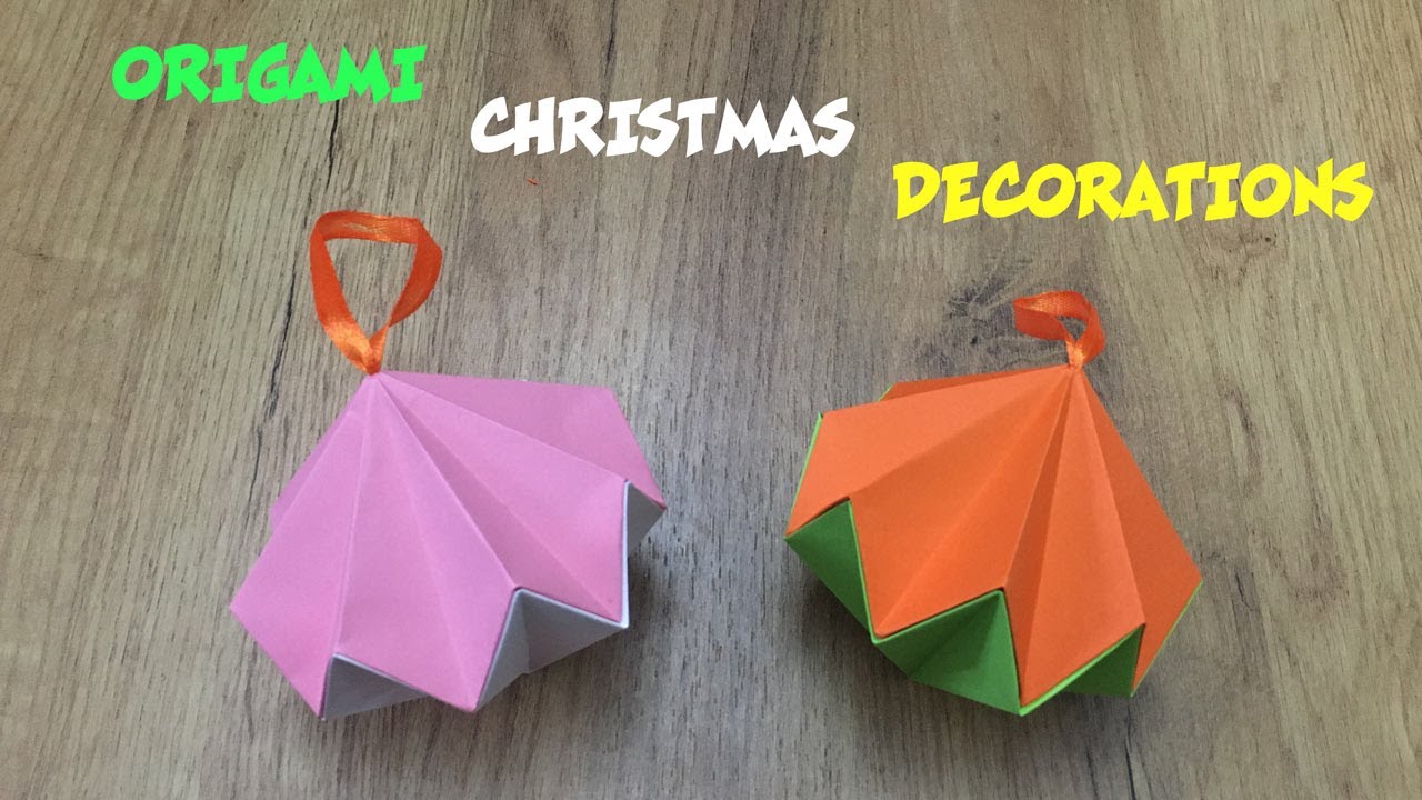 Beautiful Origami Christmas Decorations! Easy Paper Crafts!