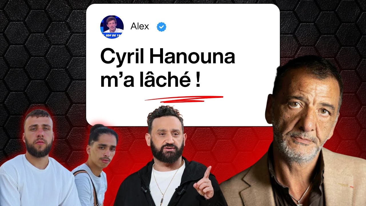 CYRIL HANOUNA ACCUSÉ D'AVOIR LÂCHÉ UN SDF, MARCO MOULY MENACE UN TIKTOKEUR ET PROCÈS POUR NARUTOVIE