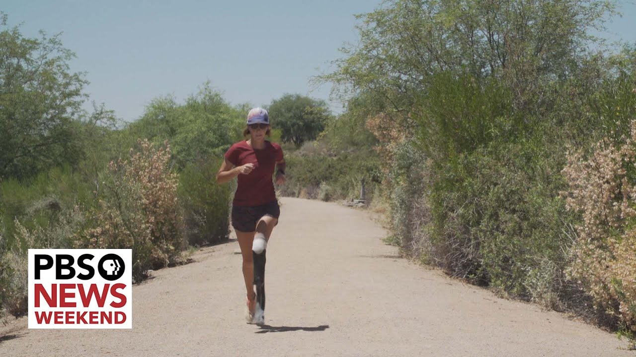 Cancer survivor and amputee defies the odds running marathons and breaking records