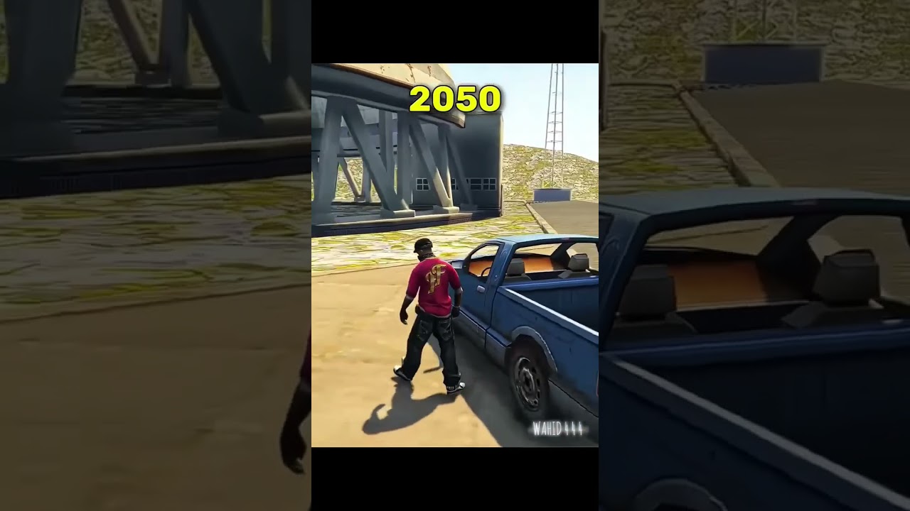 free fire 2024 vs 2050 in feature #freefire