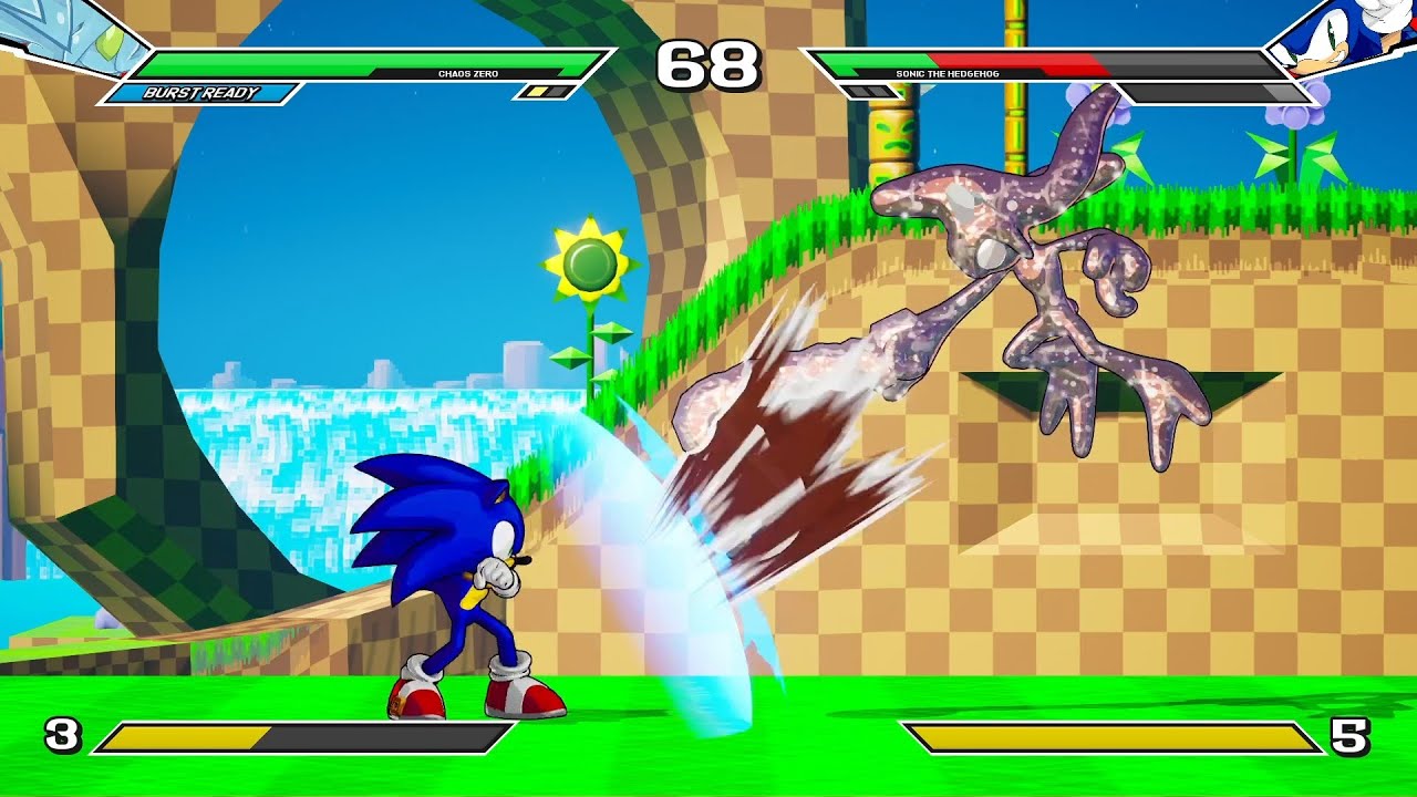 Chaos vs Sonic - Hardest IA - Sonic Smackdown