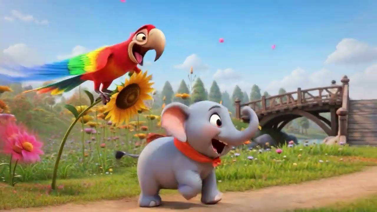 Killy and the Missing Friend 🐘💛🐦 | 3D Animated Story for Kids | Friendship & Birthday Surprise!