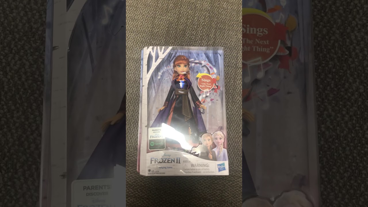 Disney Frozen 2 Singing Anna Fashion Doll
