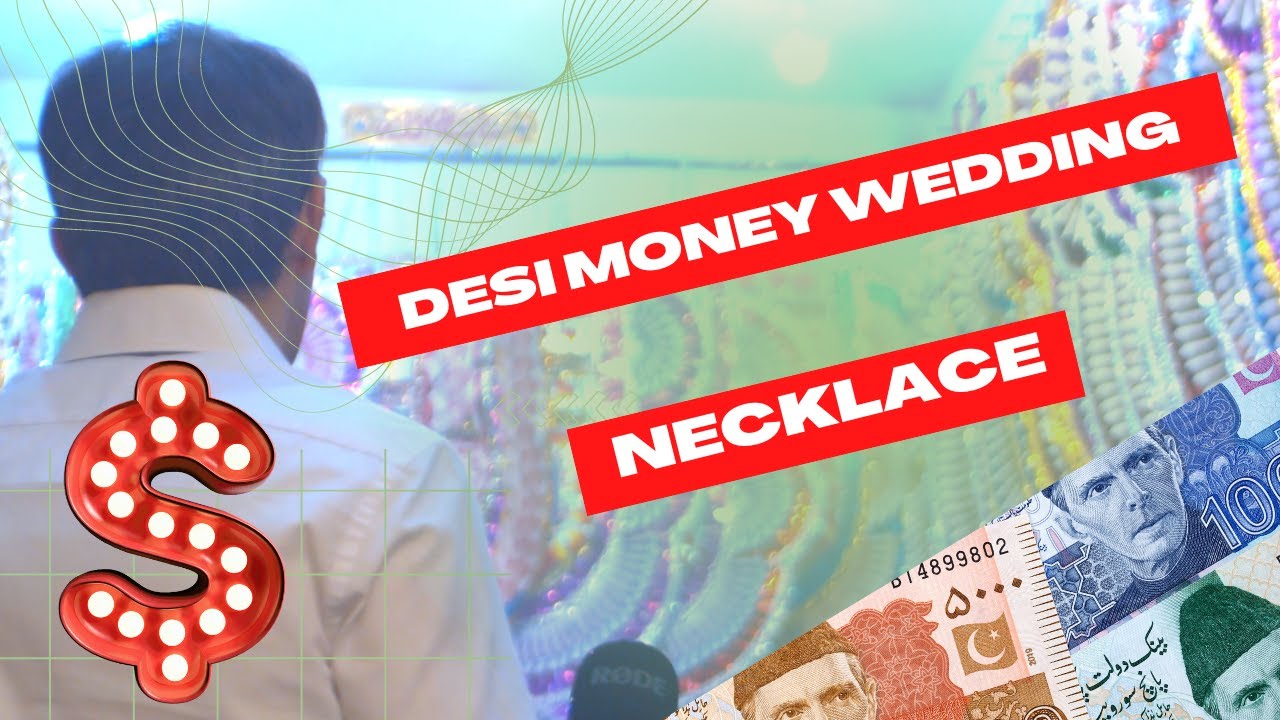Famous Wedding Money Necklace of Pakistan by Alee Bhangar