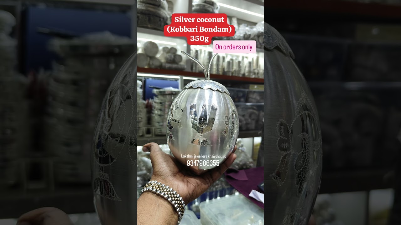 silver coconut (kobbari bondam )