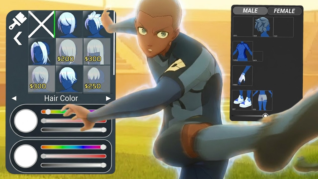 Эта НОВАЯ ФАН-ИГРА BLUE LOCK ПОЗВОЛЯЕТ СОЗДАТЬ НАПАДАЮЩЕГО И ИГРАТЬ ОНЛАЙН.