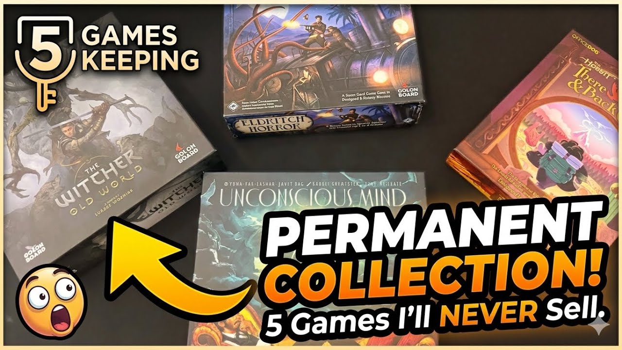  5 Board games never leaving my collection (2016-2022) 