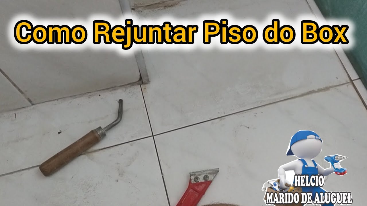 Como Rejuntar Piso do Box Banheiro