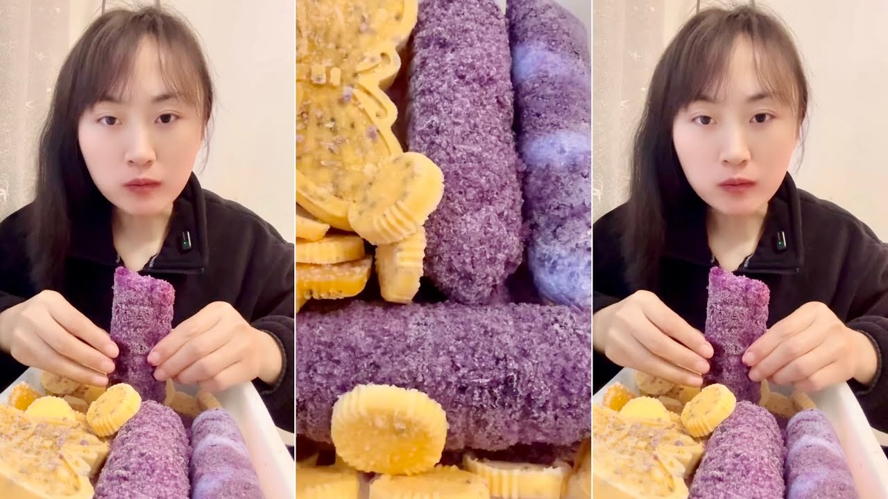 ASMR crunchy refrozen ice 🧊 eating asmr 