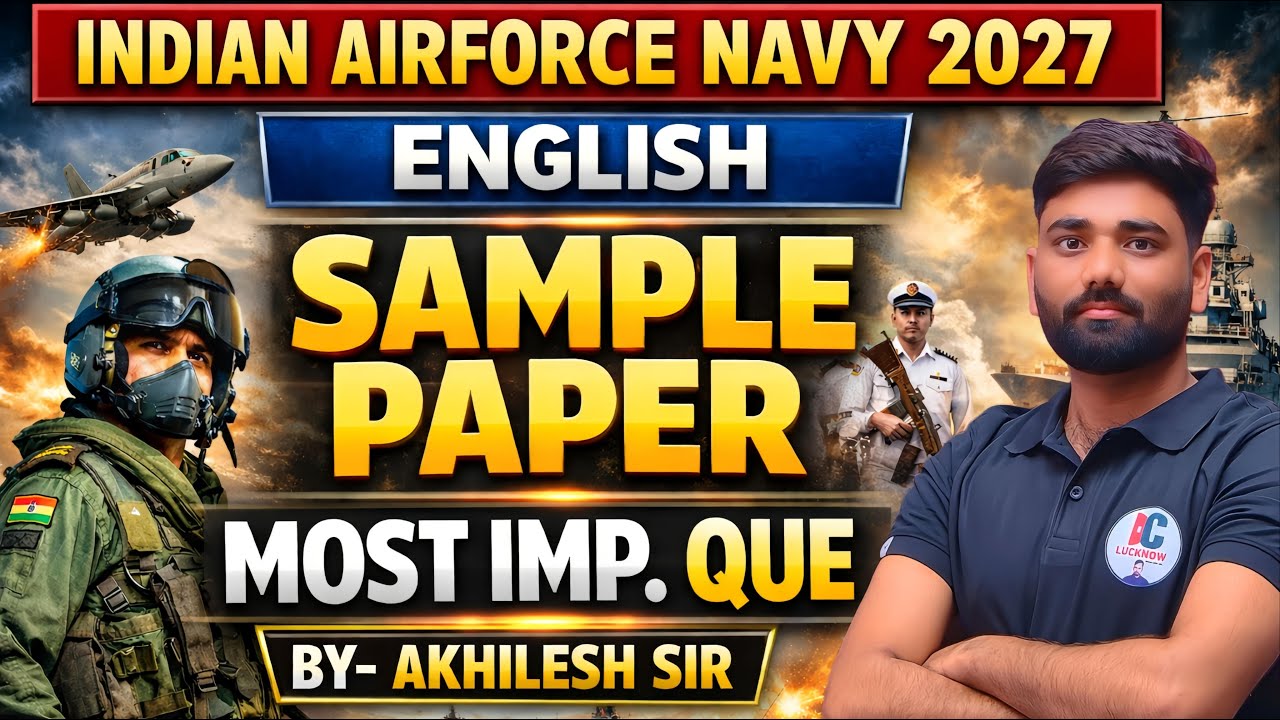 Indian Navy SSR Medical Assistant English Paper-03II Indian Navy SSR Airforce English Sample Paper