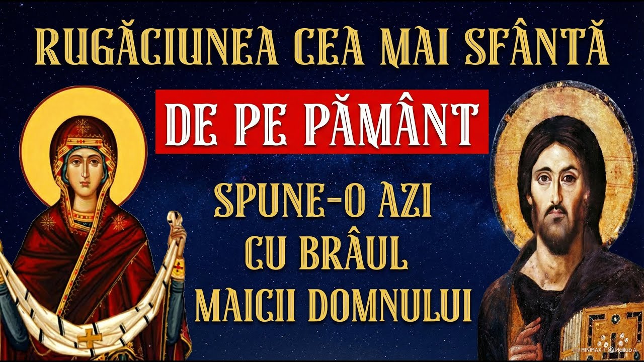 Rugăciunea Cea Mai Sfântă de pe Pământ | Spune-o Azi cu Brâul Maicii Domnului