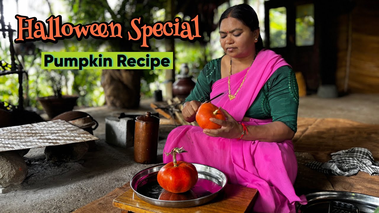 🎃Spooky Sweet Treat | Pumpkin Halwa Recipe for Halloween 🎃