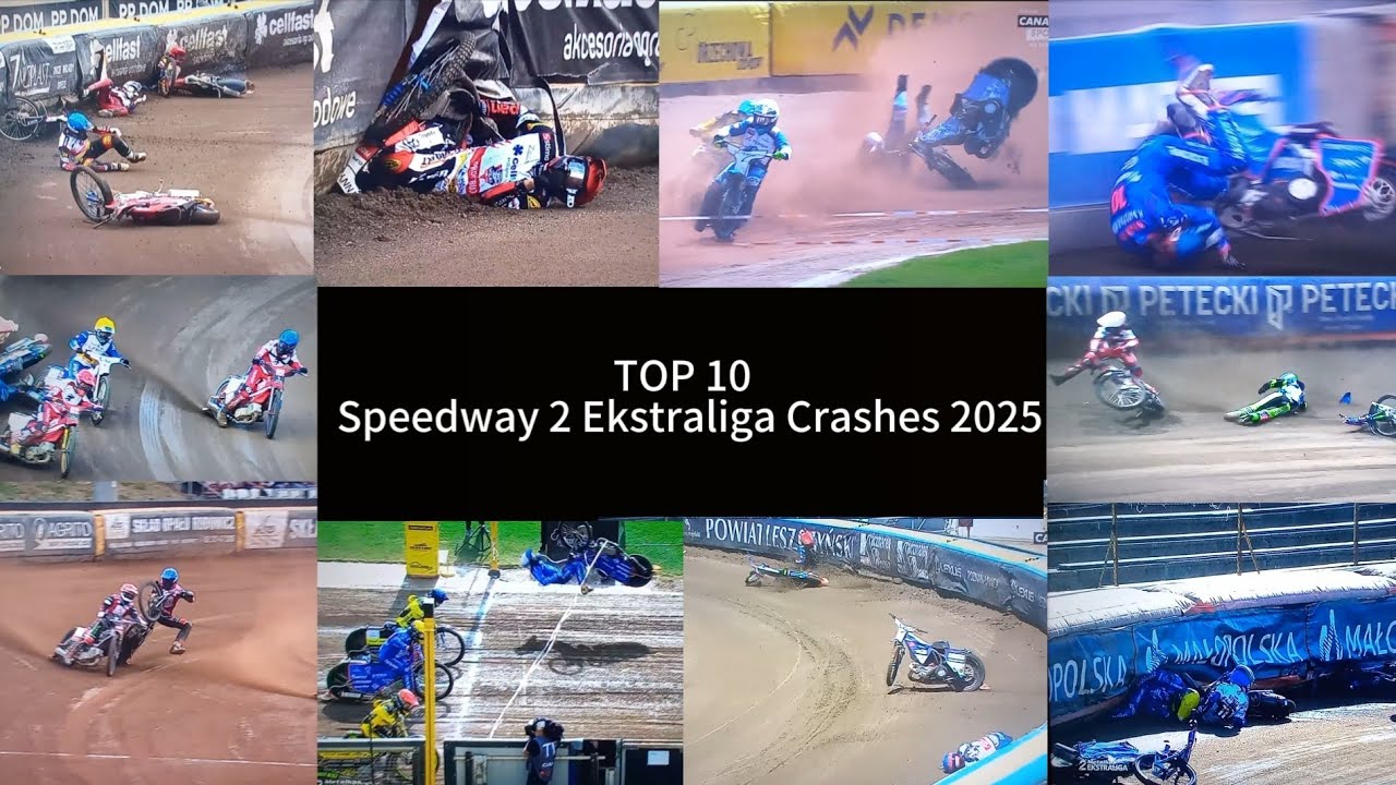 TOP 10 Speedway 2 Ekstraliga Crashes 2025